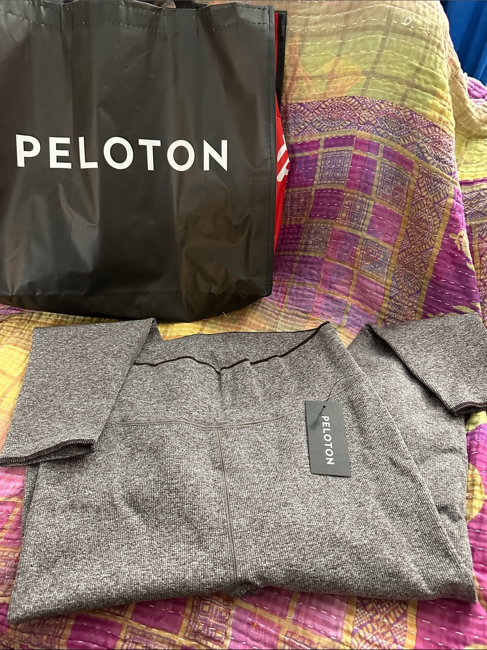 PELOTON Melange micro rib seamless leggings
